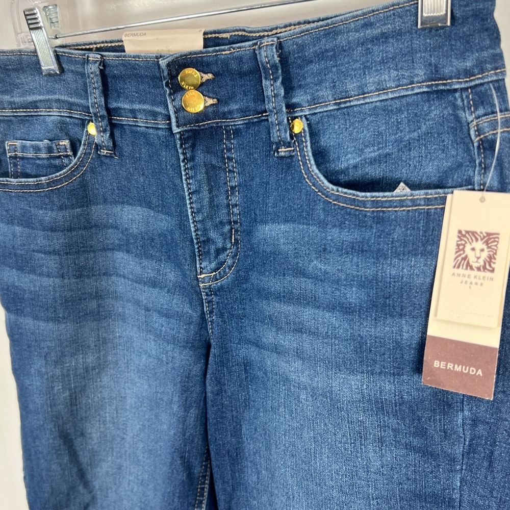 Anne Klein Jeans Women's Bermuda Shorts‎ Phoenix Wash Style 30170533 D89 Size 6